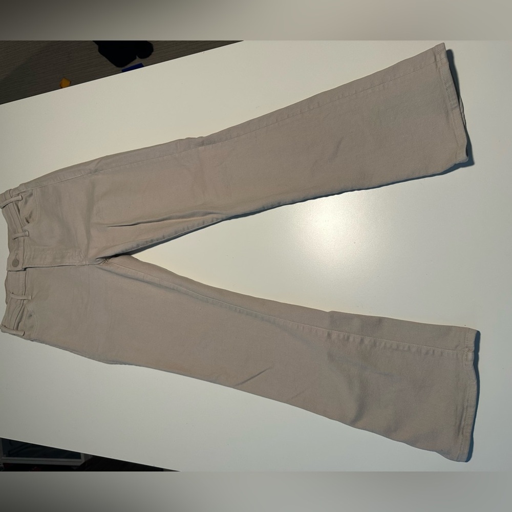 mother the hustler flood tan jeans